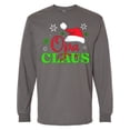 thumbnail image 1 of Inktastic Opa Claus with Christmas Santa Hat and Snowflakes Long Sleeve T-Shirt, 1 of 5