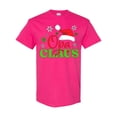 thumbnail image 1 of Inktastic Opa Claus with Christmas Santa Hat and Snowflakes T-Shirt, 1 of 5