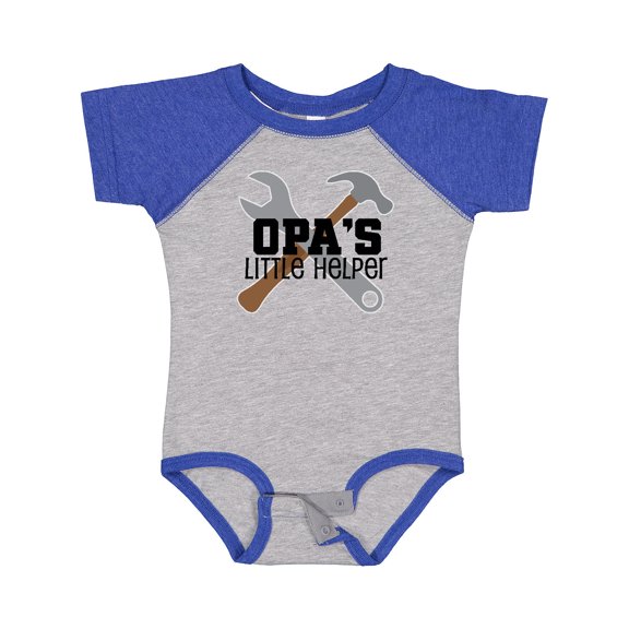 Inktastic Opa Little Helper Grandkid Boys Baby Bodysuit