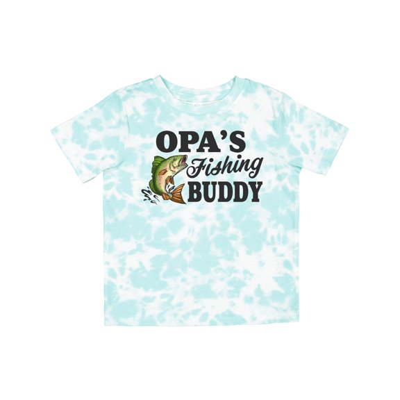 Inktastic Opa's Fishing Buddy Boys Toddler T-Shirt
