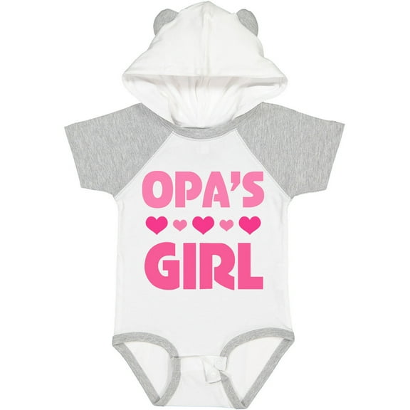 Inktastic Opa's Girl Granddaughter Girls Baby Bodysuit