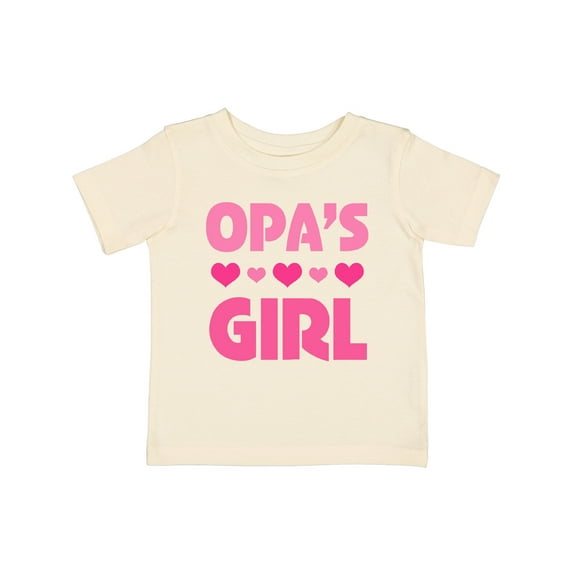 Inktastic Opa's Girl Granddaughter Girls Baby T-Shirt