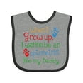 thumbnail image 1 of Inktastic Optometrist Like Daddy Boys or Girls Baby Bib, 1 of 4