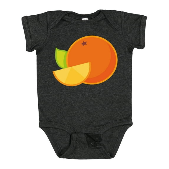 Inktastic Orange Fruit Boys or Girls Baby Bodysuit