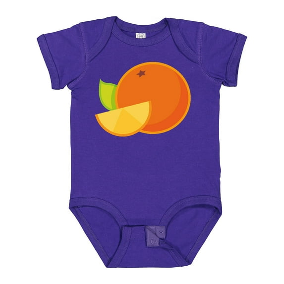 Inktastic Orange Fruit Boys or Girls Baby Bodysuit