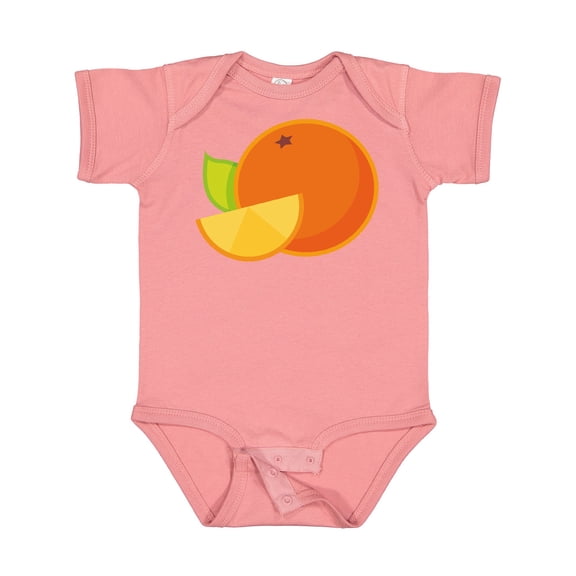 Inktastic Orange Fruit Boys or Girls Baby Bodysuit