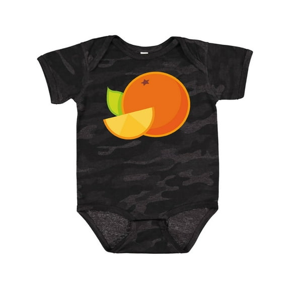Inktastic Orange Fruit Boys or Girls Baby Bodysuit