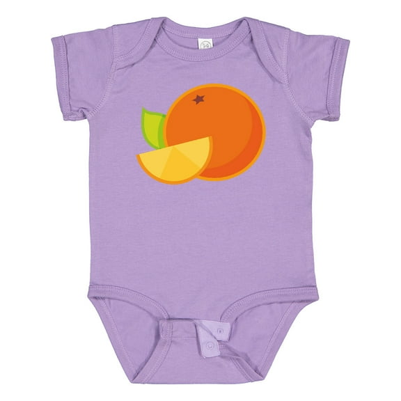 Inktastic Orange Fruit Boys or Girls Baby Bodysuit