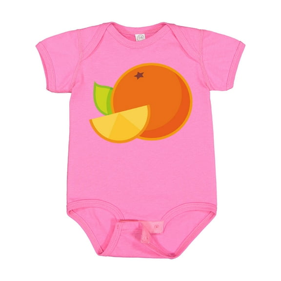 Inktastic Orange Fruit Boys or Girls Baby Bodysuit