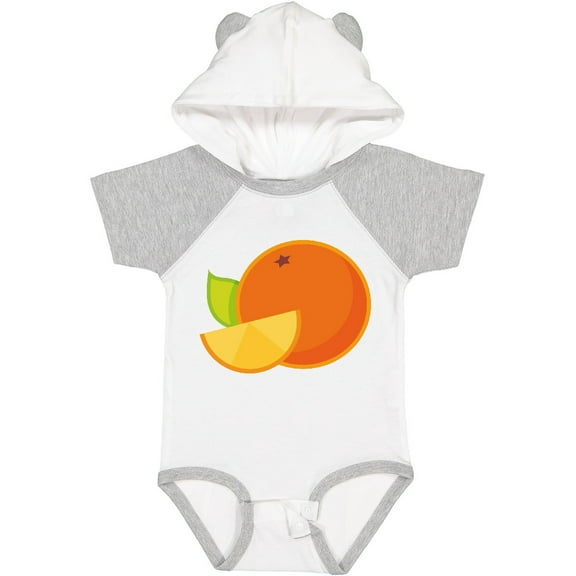 Inktastic Orange Fruit Boys or Girls Baby Bodysuit