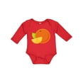 thumbnail image 1 of Inktastic Orange Fruit Boys or Girls Long Sleeve Baby Bodysuit, 1 of 5