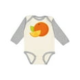 thumbnail image 1 of Inktastic Orange Fruit Boys or Girls Long Sleeve Baby Bodysuit, 1 of 5