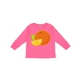 thumbnail image 1 of Inktastic Orange Fruit Boys or Girls Long Sleeve Toddler T-Shirt, 1 of 5