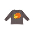 thumbnail image 1 of Inktastic Orange Fruit Boys or Girls Long Sleeve Toddler T-Shirt, 1 of 5