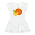 thumbnail image 1 of Inktastic Orange Fruit Girls Toddler Dress, 1 of 5