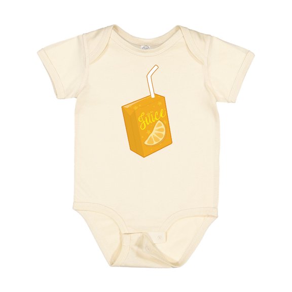 Inktastic Orange Juice Box Boys or Girls Baby Bodysuit