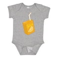 thumbnail image 1 of Inktastic Orange Juice Box Boys or Girls Baby Bodysuit, 1 of 5