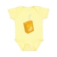thumbnail image 1 of Inktastic Orange Juice Box Boys or Girls Baby Bodysuit, 1 of 5