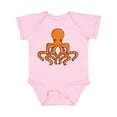 thumbnail image 1 of Inktastic Orange Octopus Boys or Girls Baby Bodysuit, 1 of 5