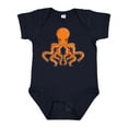 thumbnail image 1 of Inktastic Orange Octopus Boys or Girls Baby Bodysuit, 1 of 5