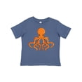 thumbnail image 1 of Inktastic Orange Octopus Boys or Girls Toddler T-Shirt, 1 of 5