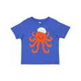 thumbnail image 1 of Inktastic Orange Octopus Cute Sea Creature Nautical Boys or Girls Toddler T-Shirt, 1 of 5