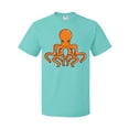 thumbnail image 1 of Inktastic Orange Octopus T-Shirt, 1 of 5