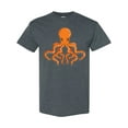 thumbnail image 1 of Inktastic Orange Octopus T-Shirt, 1 of 5
