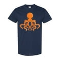 thumbnail image 1 of Inktastic Orange Octopus T-Shirt, 1 of 5