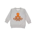 thumbnail image 1 of Inktastic Orange Octopus Toddler Sweatshirt, 1 of 4