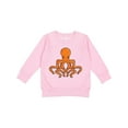 thumbnail image 1 of Inktastic Orange Octopus Toddler Sweatshirt, 1 of 4