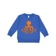 thumbnail image 1 of Inktastic Orange Octopus Toddler Sweatshirt, 1 of 4