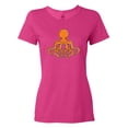 thumbnail image 1 of Inktastic Orange Octopus Women's T-Shirt, 1 of 5