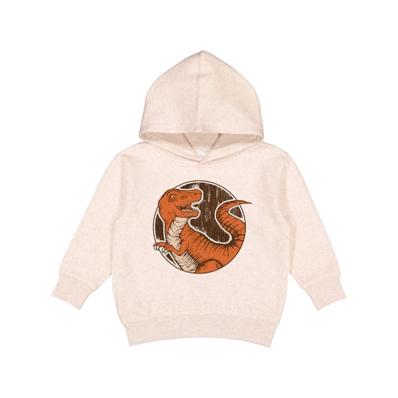 Inktastic Orange T Rex Toddler Hoodie