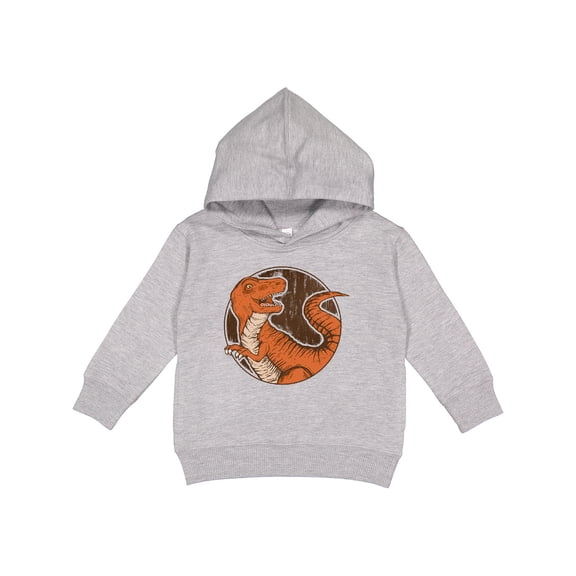 Inktastic Orange T Rex Toddler Hoodie