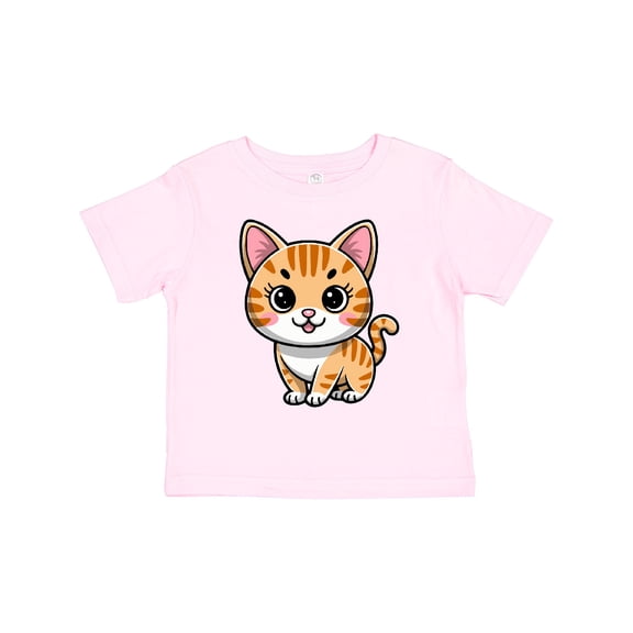 Inktastic Orange Tabby Cat Kitty Boys or Girls Toddler T-Shirt