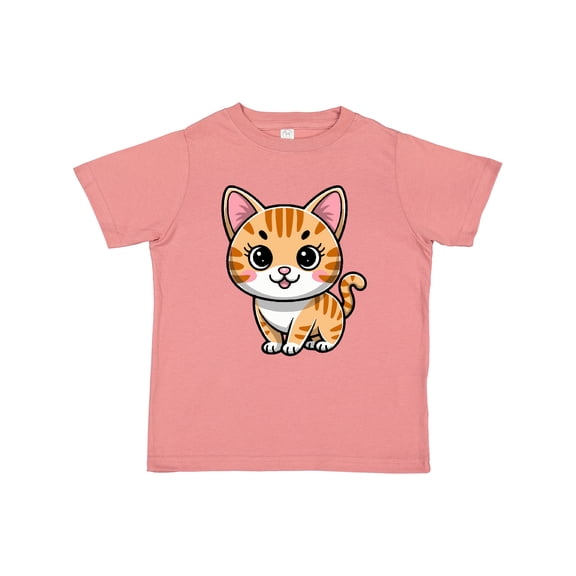 Inktastic Orange Tabby Cat Kitty Boys or Girls Toddler T-Shirt