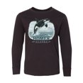 thumbnail image 1 of Inktastic Orca Whale Jumping Homer Alaska Scenic Long Sleeve Youth T-Shirt, 1 of 5