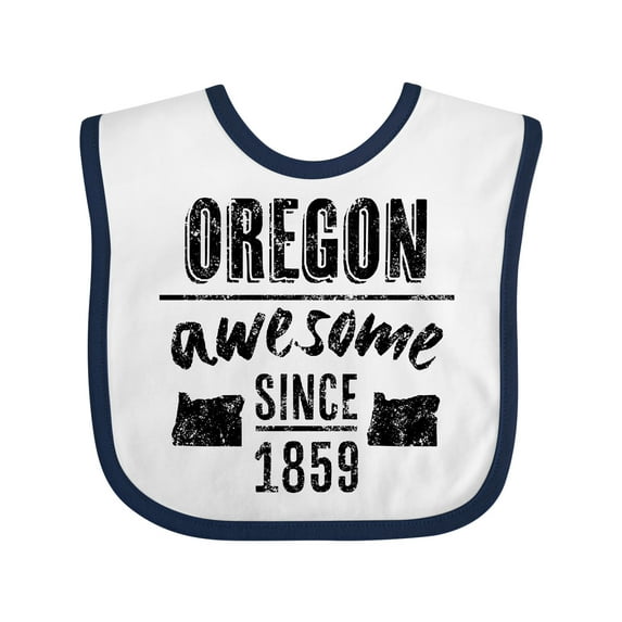 Inktastic Oregon Awesome Since 1859 Boys or Girls Baby Bib