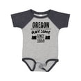 thumbnail image 1 of Inktastic Oregon Awesome Since 1859 Boys or Girls Baby Bodysuit, 1 of 5