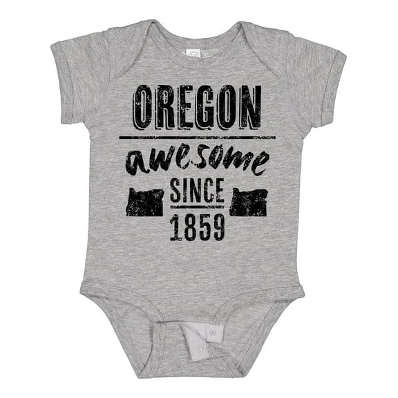Inktastic Oregon Awesome Since 1859 Boys or Girls Baby Bodysuit