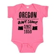 thumbnail image 1 of Inktastic Oregon Awesome Since 1859 Boys or Girls Baby Bodysuit, 1 of 5