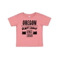 thumbnail image 1 of Inktastic Oregon Awesome Since 1859 Boys or Girls Baby T-Shirt, 1 of 5