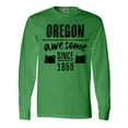 thumbnail image 1 of Inktastic Oregon Awesome Since 1859 Long Sleeve T-Shirt, 1 of 5