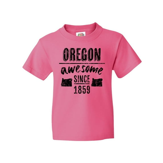 Inktastic Oregon Awesome Since 1859 Youth T-Shirt