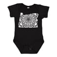 thumbnail image 1 of Inktastic Oregon Silhouette Mandala Boys or Girls Baby Bodysuit, 1 of 5