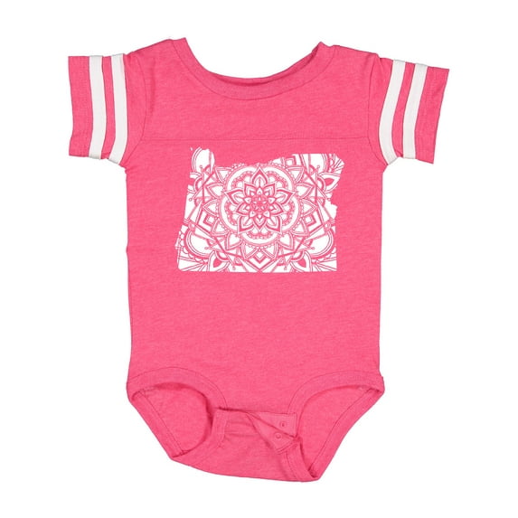Inktastic Oregon Silhouette Mandala Boys or Girls Baby Bodysuit