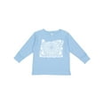 thumbnail image 1 of Inktastic Oregon Silhouette Mandala Boys or Girls Long Sleeve Toddler T-Shirt, 1 of 5