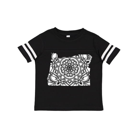 Inktastic Oregon Silhouette Mandala Boys or Girls Toddler T-Shirt