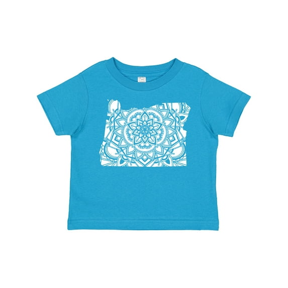 Inktastic Oregon Silhouette Mandala Boys or Girls Toddler T-Shirt